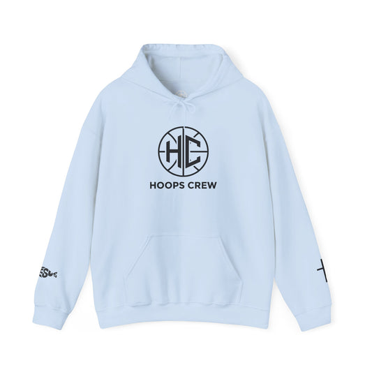 Unisex Hoops Crew Hoodie – Faith. Purpose. Community.