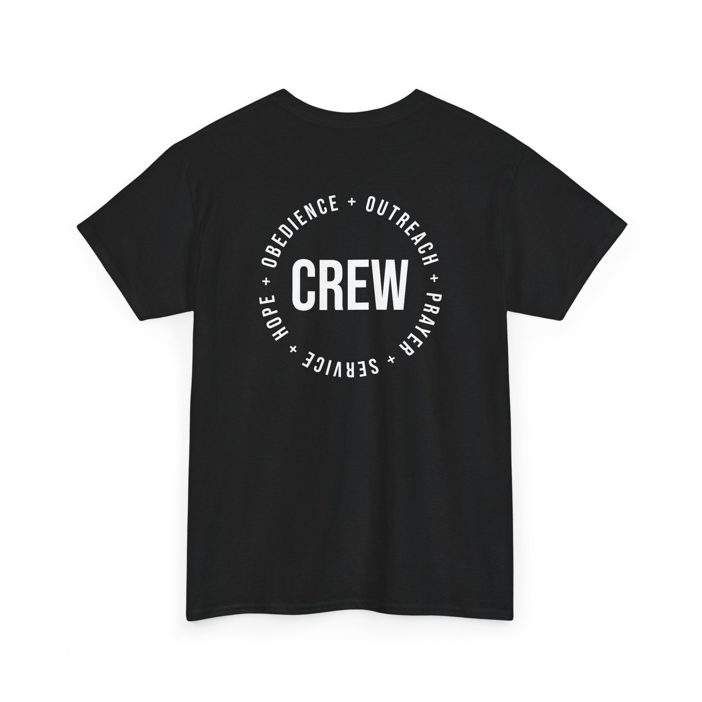 Hoops Crew Logo Tee – Faith in Action, On and Off the Court