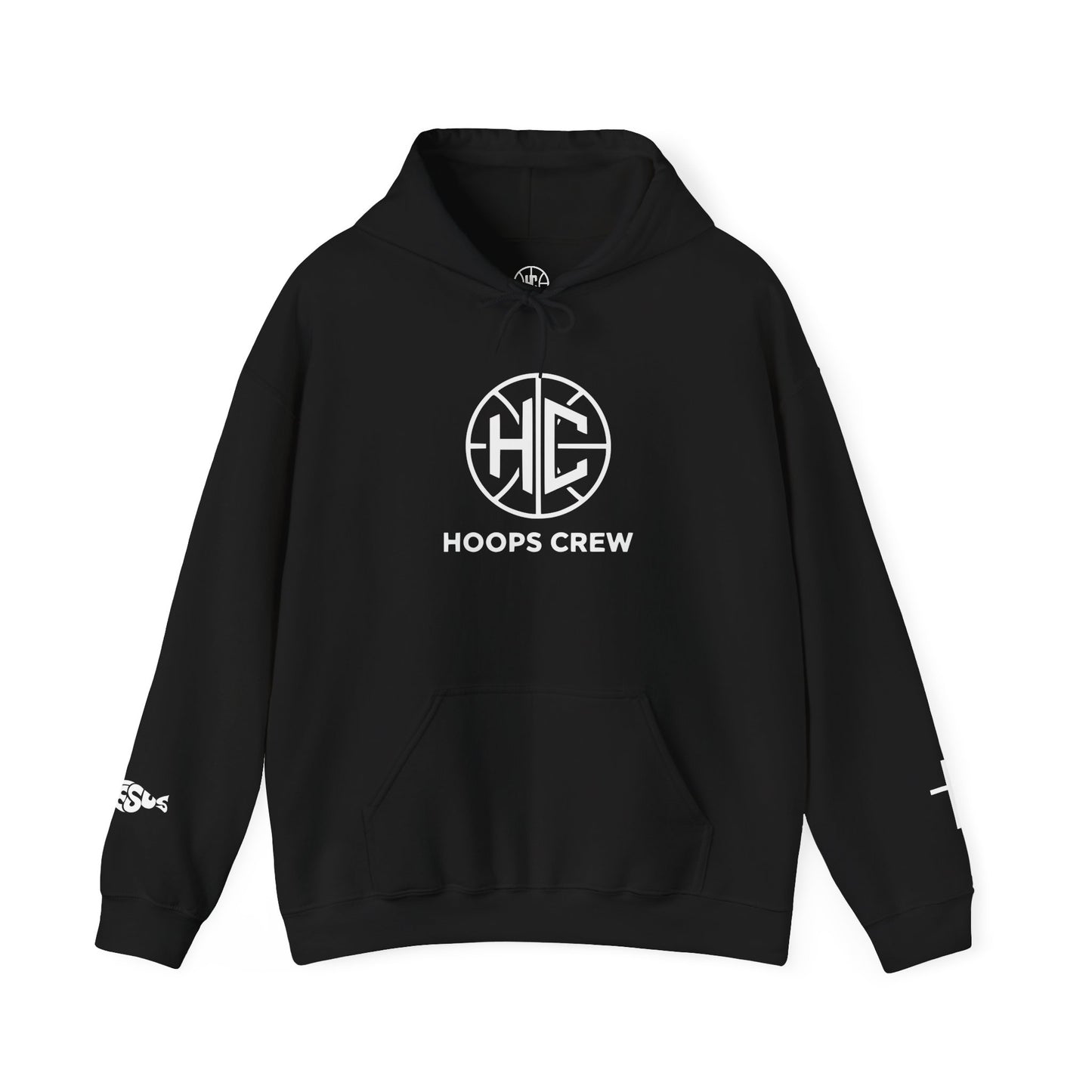 Unisex Hoops Crew Hoodie – Faith. Purpose. Community.