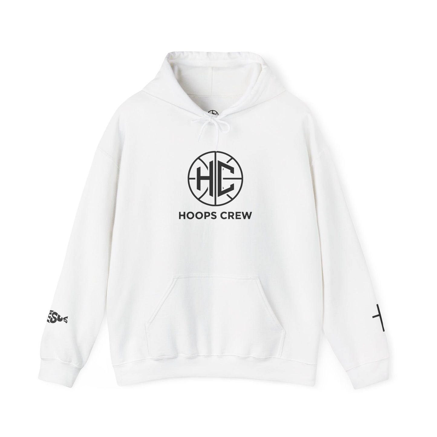 Unisex Hoops Crew Hoodie – Faith. Purpose. Community.