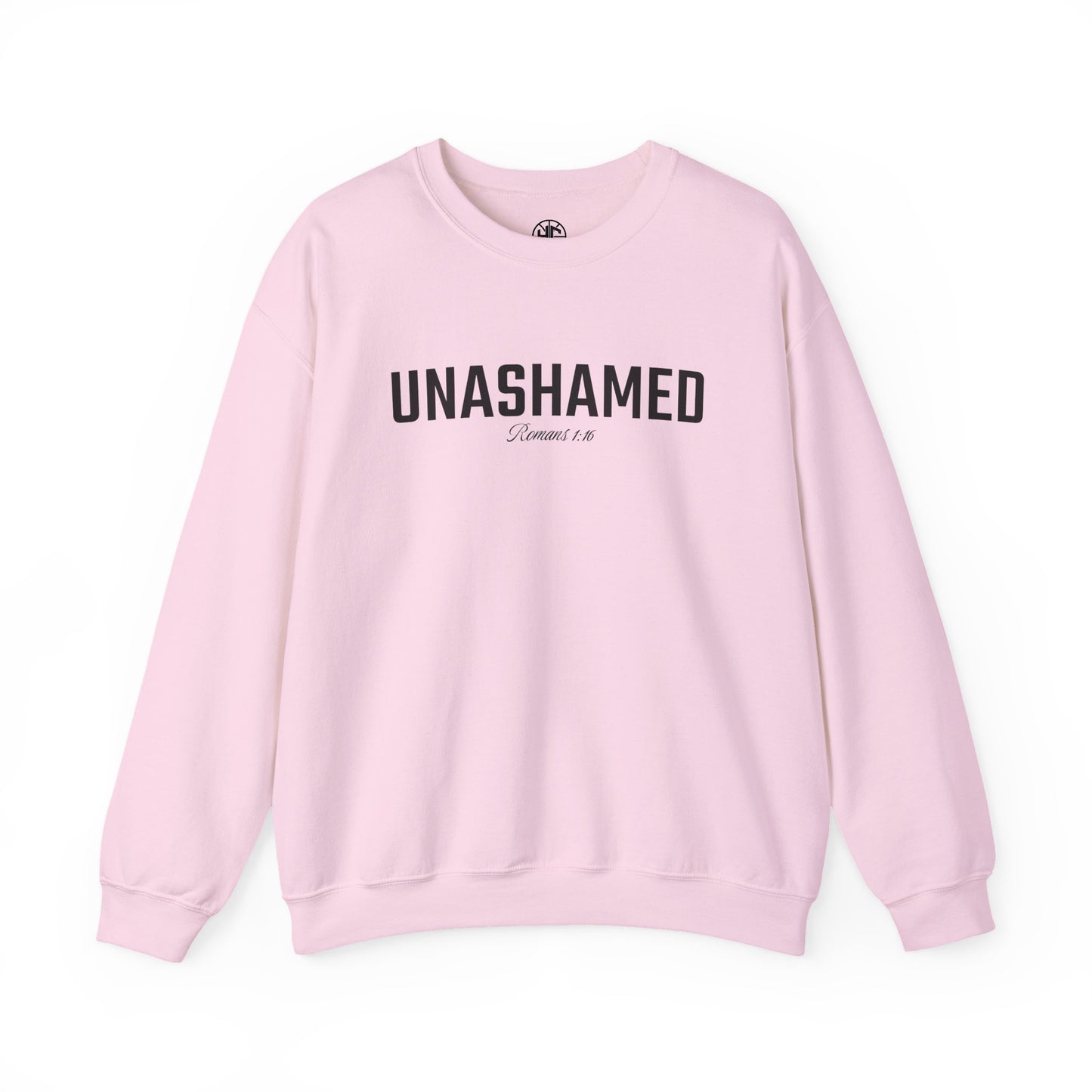 Unashamed Crewneck Sweatshirt – Romans 1:16