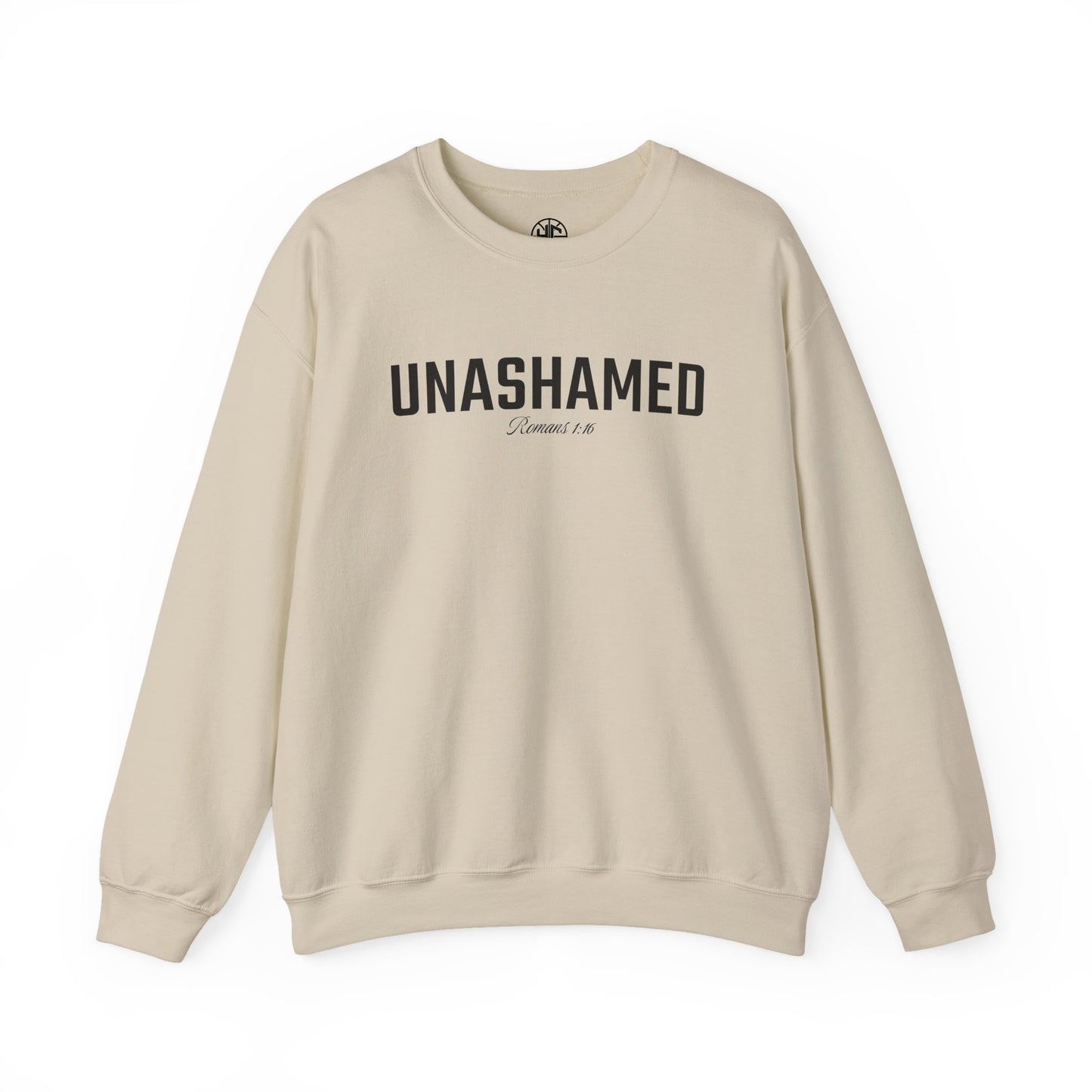 Unashamed Crewneck Sweatshirt – Romans 1:16