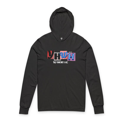 YHWH Is Where Strength Begins Hooded Long Sleeve Tee