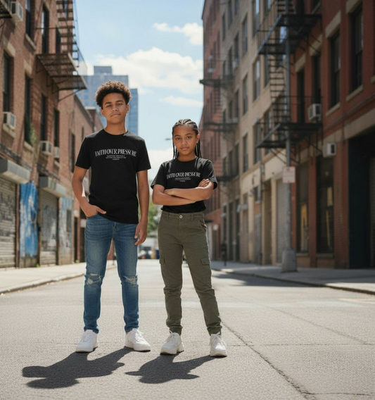 Faith Over Pressure Youth Tee