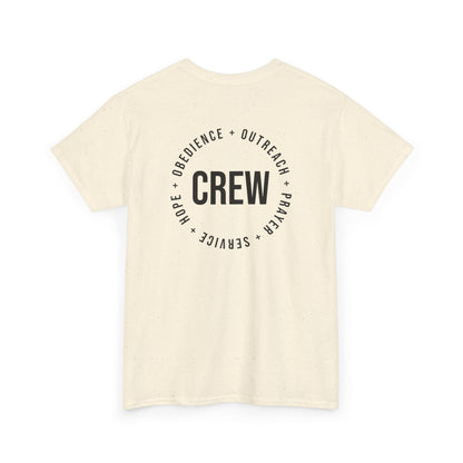 Hoops Crew Logo Tee – Faith in Action, On and Off the Court