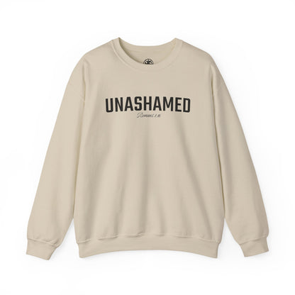 Unashamed Crewneck Sweatshirt – Romans 1:16
